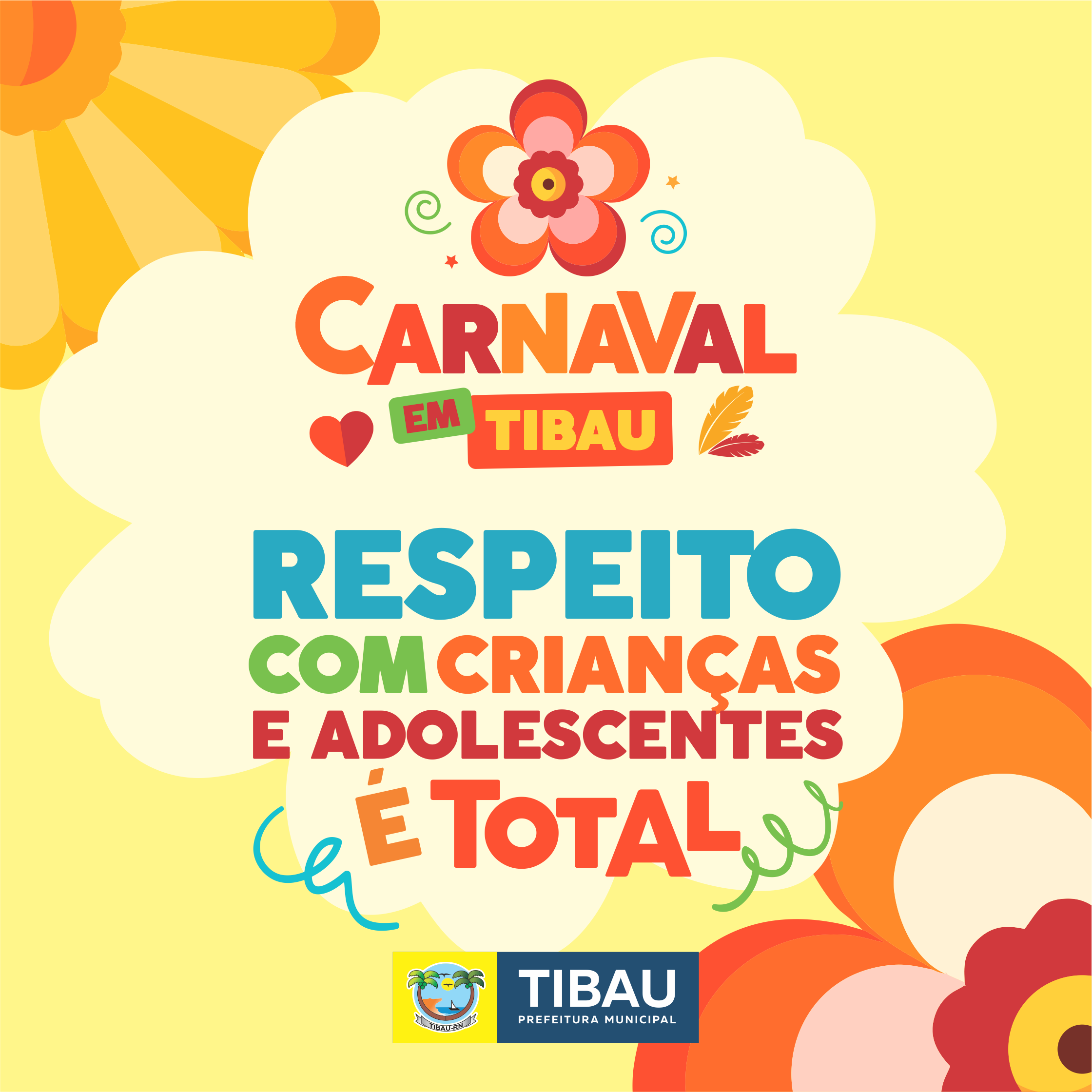 Carnaval de Tibau abre com blitz de conscientização à proteção de crianças e adolescentes nesta sexta