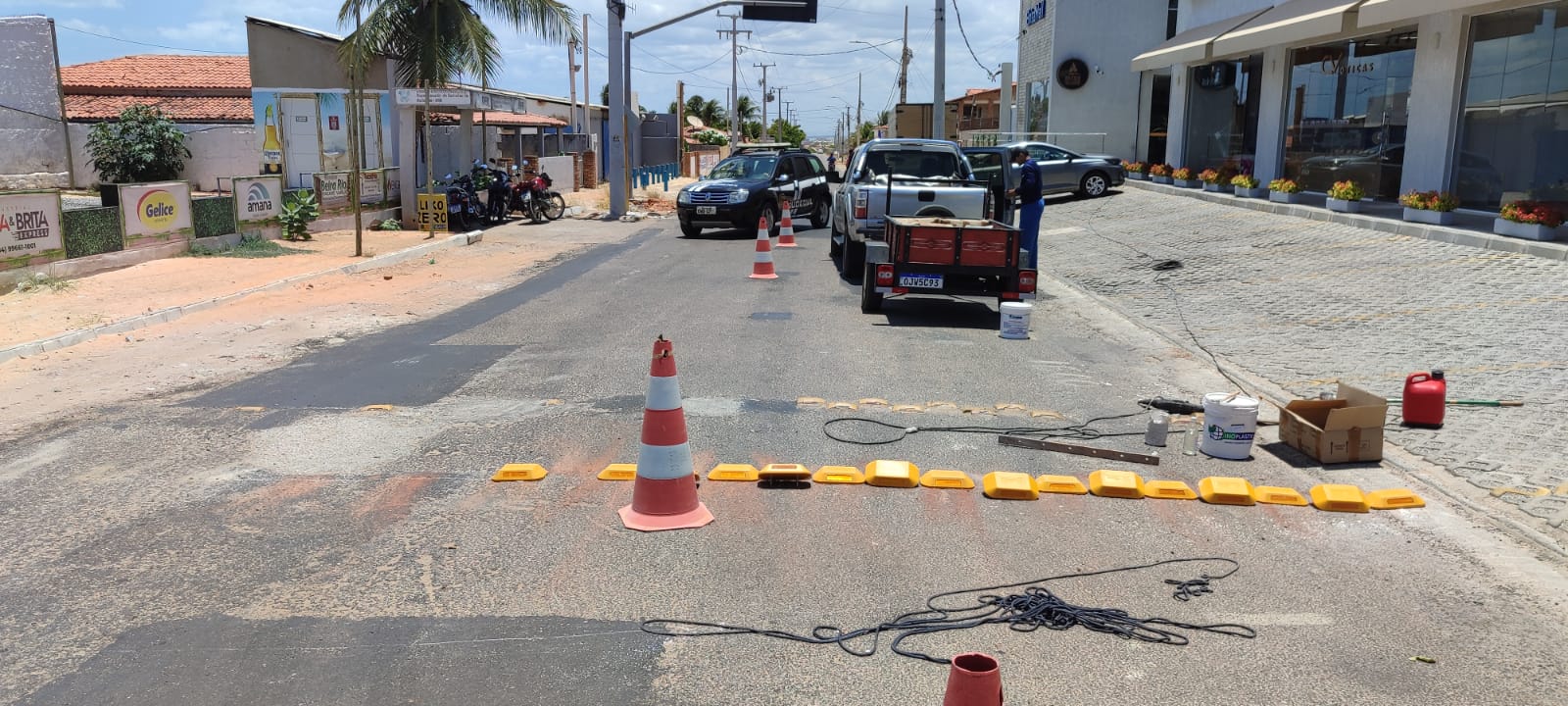 Medidas de segurança reforçadas: redutores de velocidade e novas placas de sinalização instaladas em Tibau