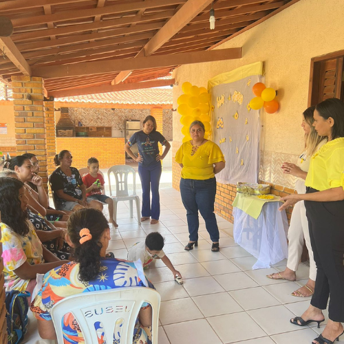 Equipe multidisciplinar do CER II de Tibau realiza primeira roda de conversa sobre saúde mental de setembro