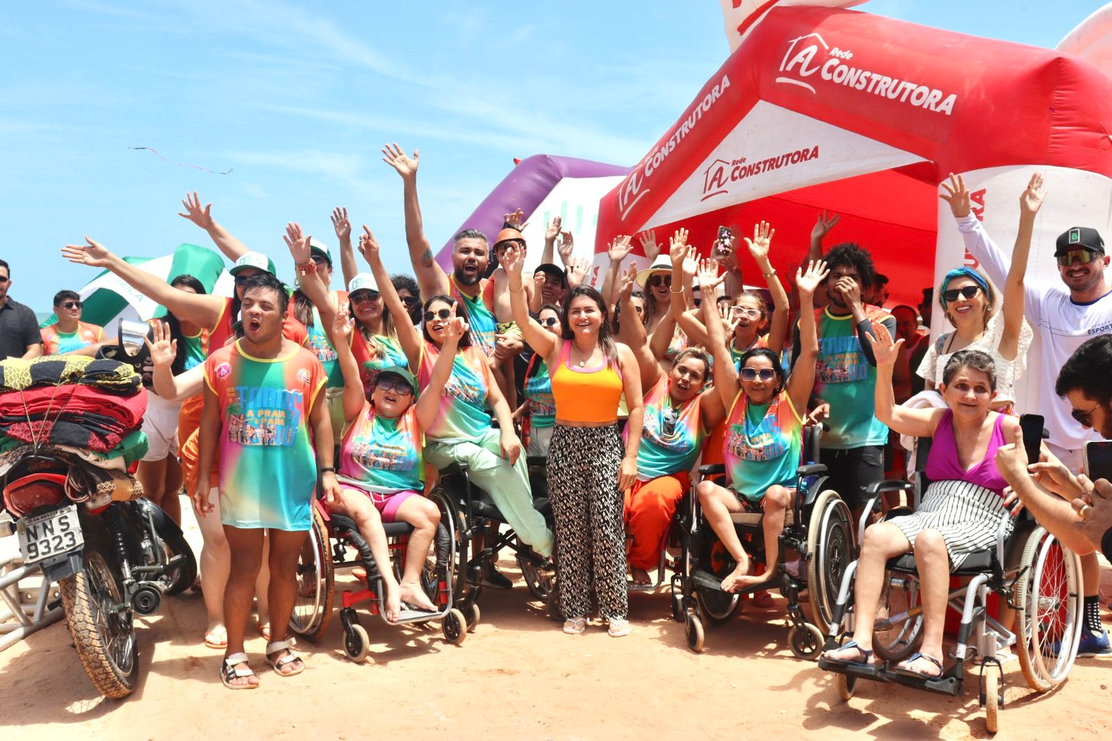 Prefeitura de Tibau participou do evento Praia para Todos