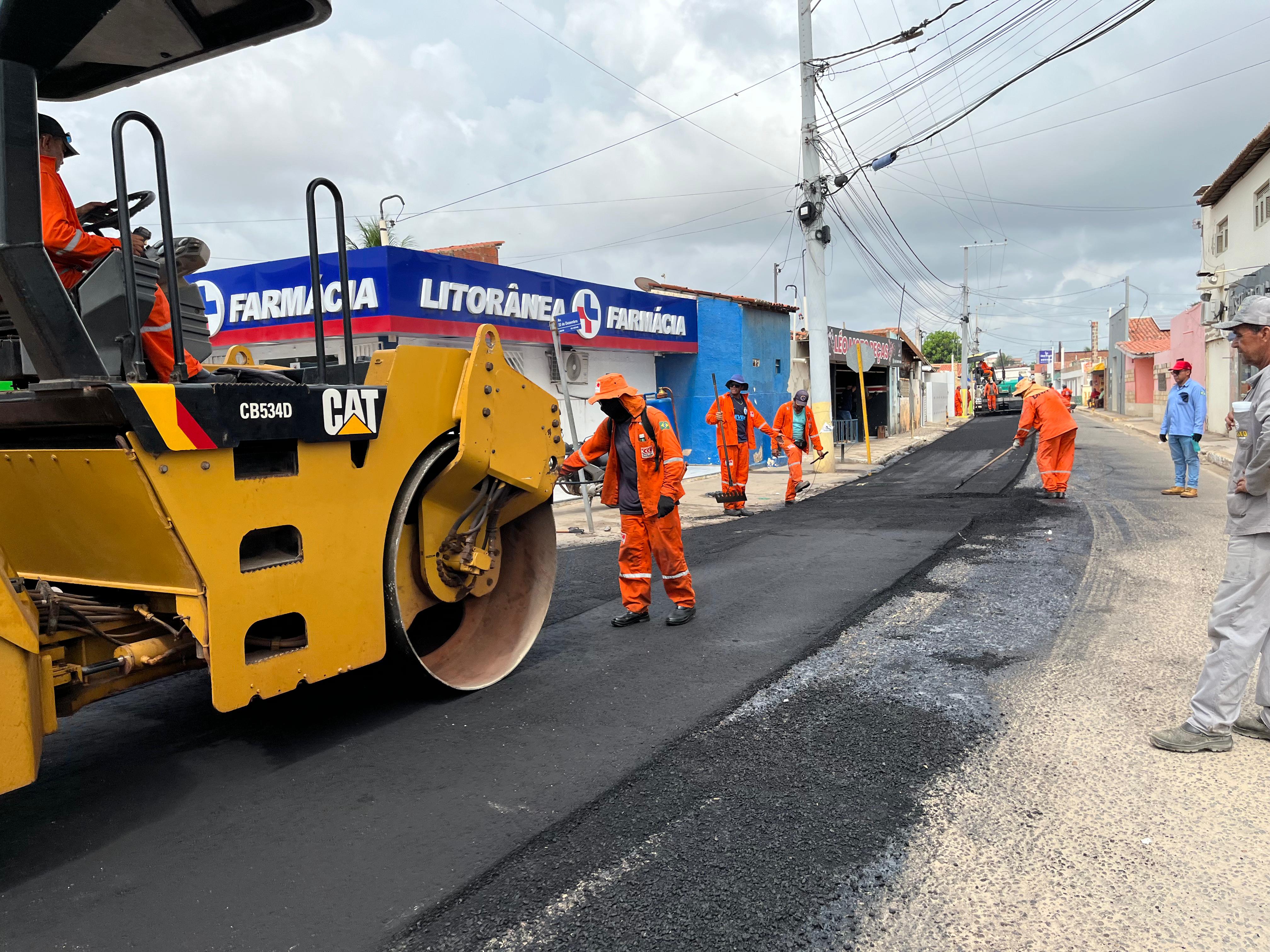 Prefeitura inicia nesta terça-feira o asfaltamento de novas ruas em Tibau