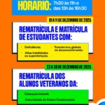 Prefeitura de Tibau anuncia calendário de matrículas para 2026