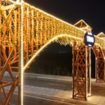 Iluminação de Natal transforma Tibau para as festas de fim de ano