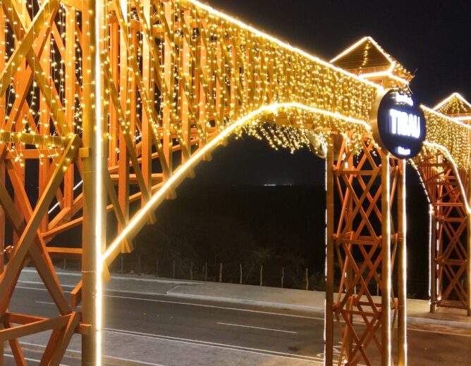 Iluminação de Natal transforma Tibau para as festas de fim de ano